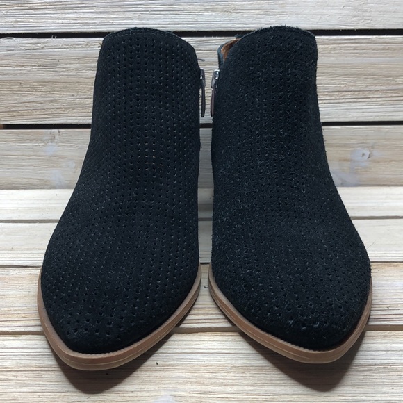 Franco Sarto Dingo Side Zip Perforated Booties - Picture 6 of 10